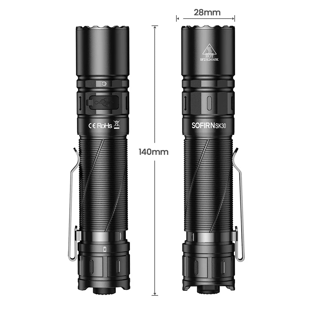SOFIRN SK30 2800lm Tactical Flashlight